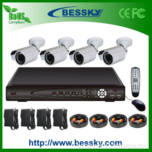 4CH H. 264 Realtime Network Mini DVR Camera (BE-8104V4RI)